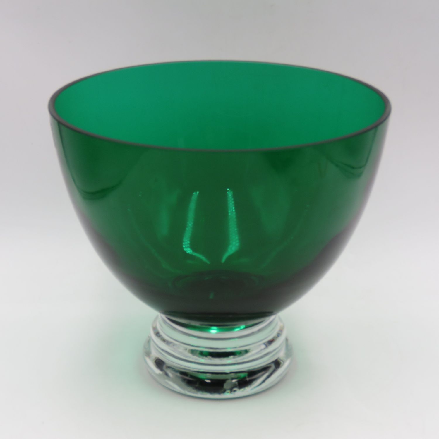 Emerald Green art glass - Mid century bowl
