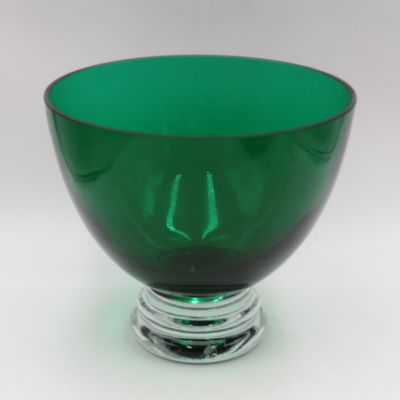 Emerald Green art glass - Mid century bowl