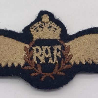 WW2 Royal Air Force cloth wing