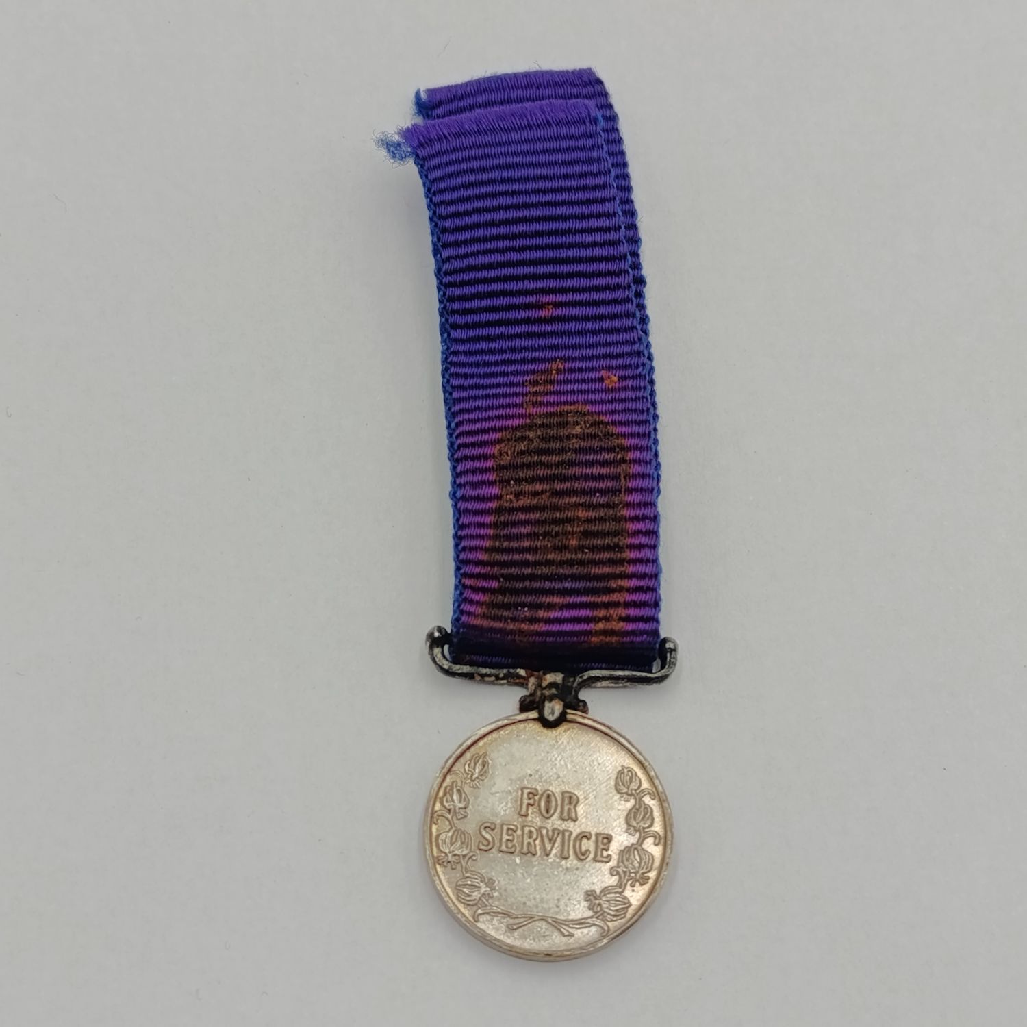 Rhodesian military Service medal miniature - livingstone mint issue