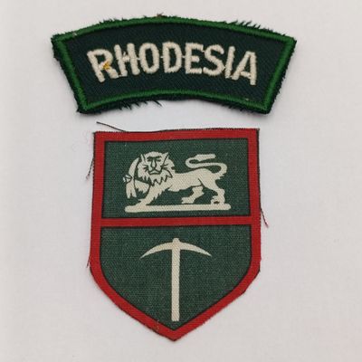 Rhodesian Army cloth patch with shoulder title