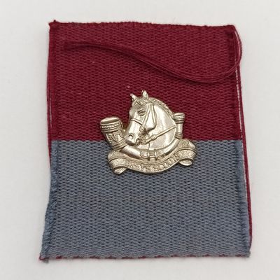 Lot of 4 Rhodesian badges on material backing - possibly from Reuteler set
