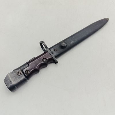 British No7 Mk1 Land service Bayonet by Birmingham small arms with scabbard