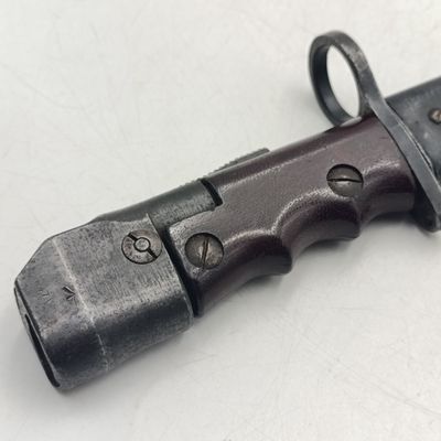 British No7 Mk1 Land service Bayonet by Birmingham small arms with scabbard