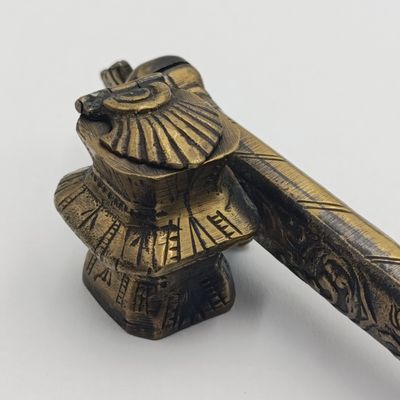 Vintage Turkish travelling scribe set - travelling inkwell and pen case