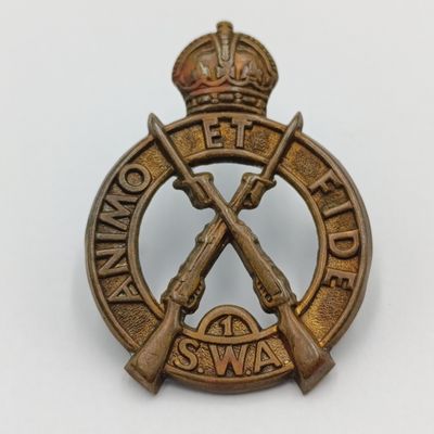 WW2 South West Africa Infantry cap badge