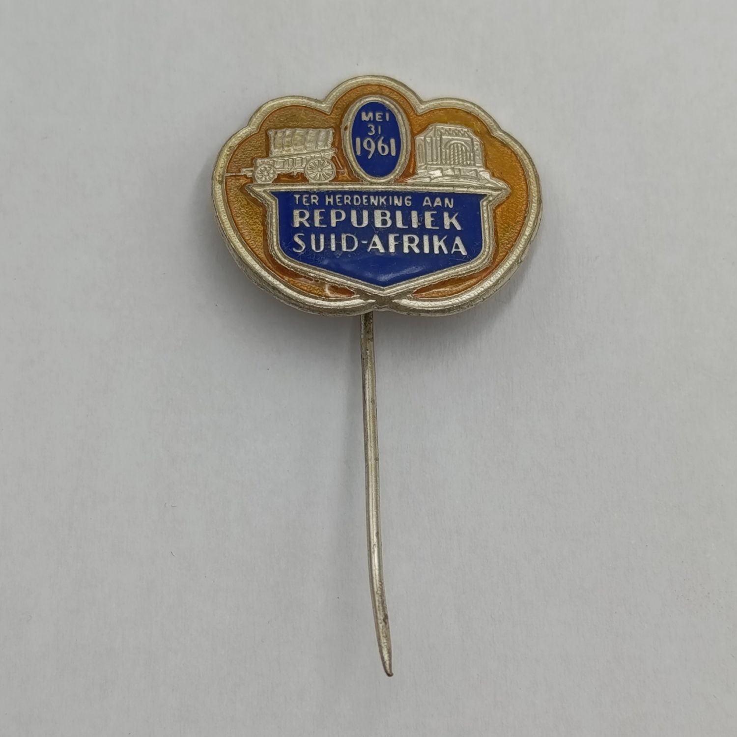 1961 Republic of South Africa pin badge