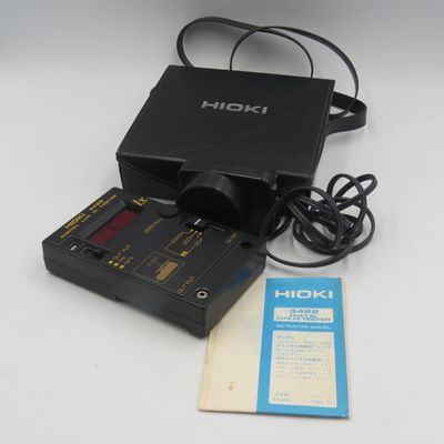 Vintage Hioki 3422 Digital Lux Hi Tester Illuminometer - Turns on but don't give a reading