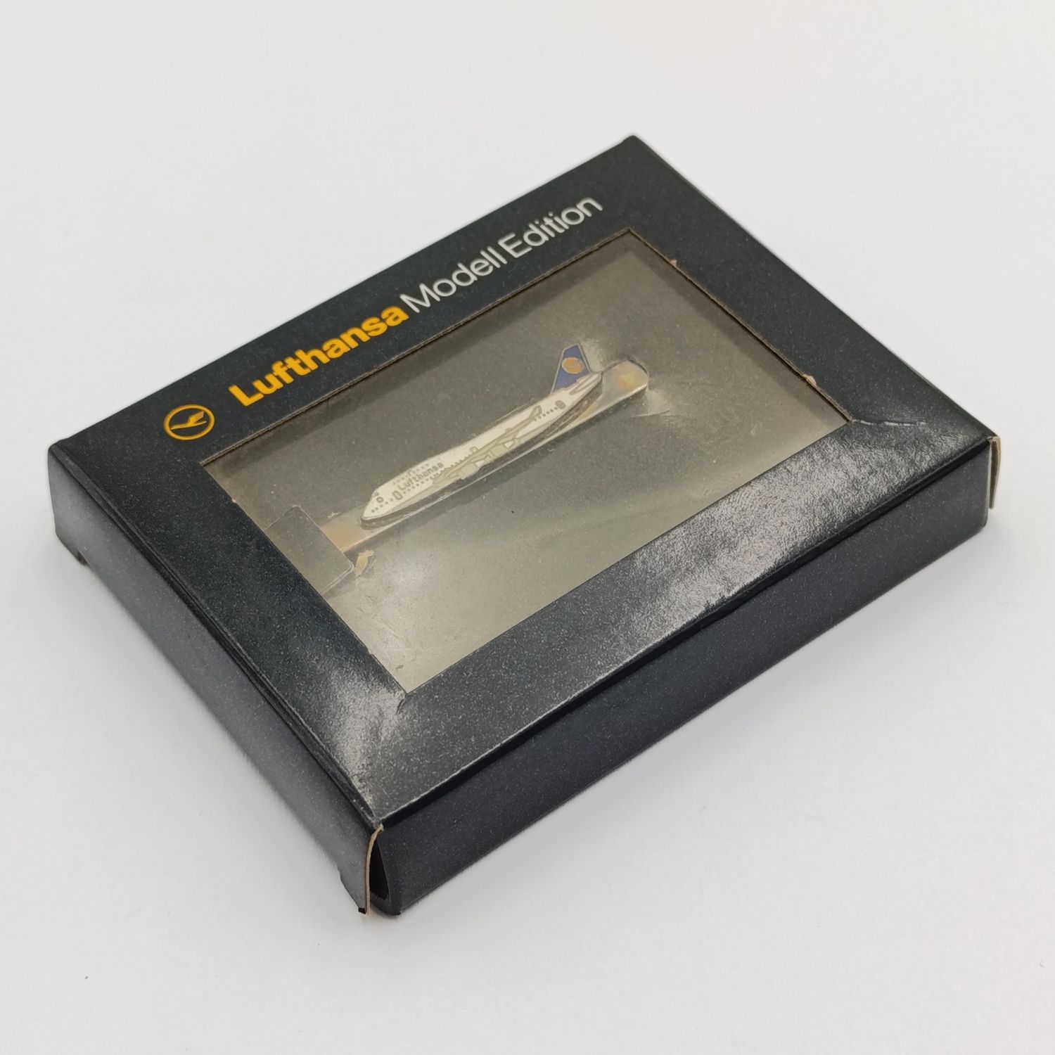 Vintage Lufthansa airplane tie clip