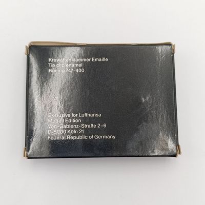 Vintage Lufthansa airplane tie clip