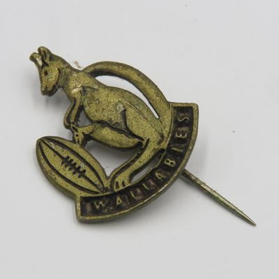 Vintage Australia Wallabies Rugby stick pin