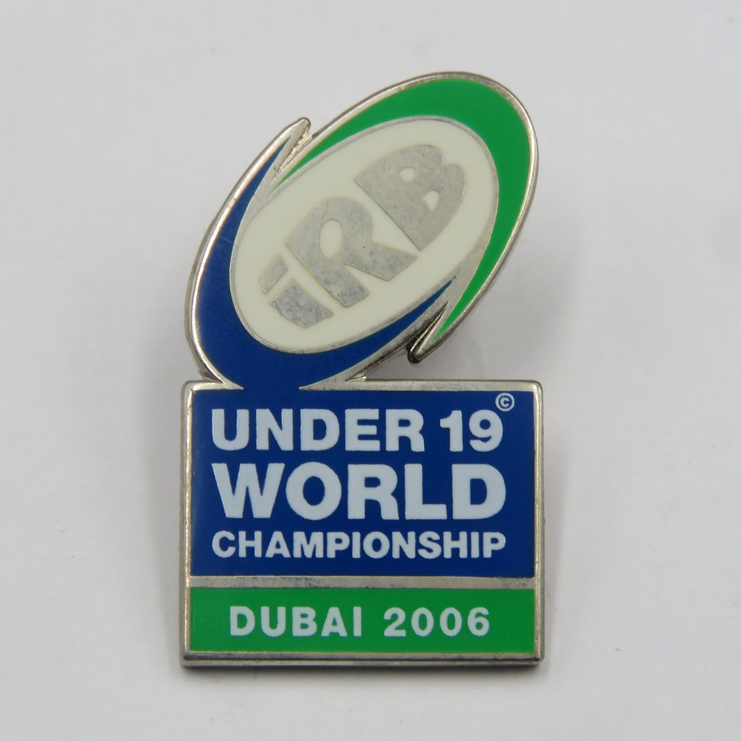 Rugby 2008 IRB under 19 World champion ship badge - issued to Player and referees