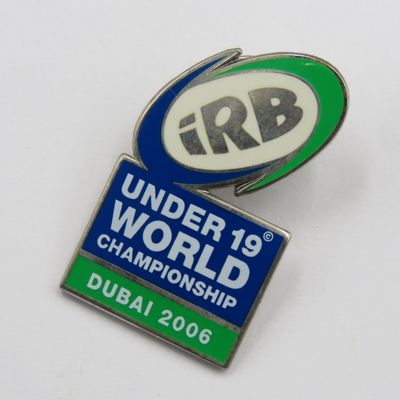 Rugby 2008 IRB under 19 World champion ship badge - issued to Player and referees