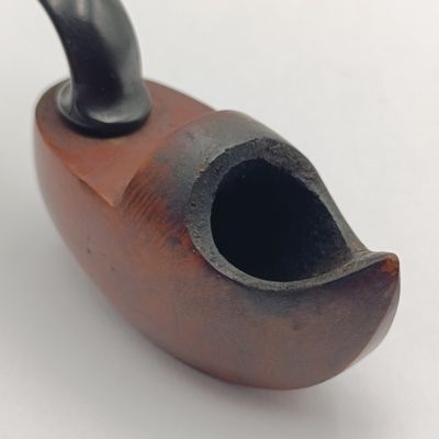 Vintage wooden clog shaped smoking pipe