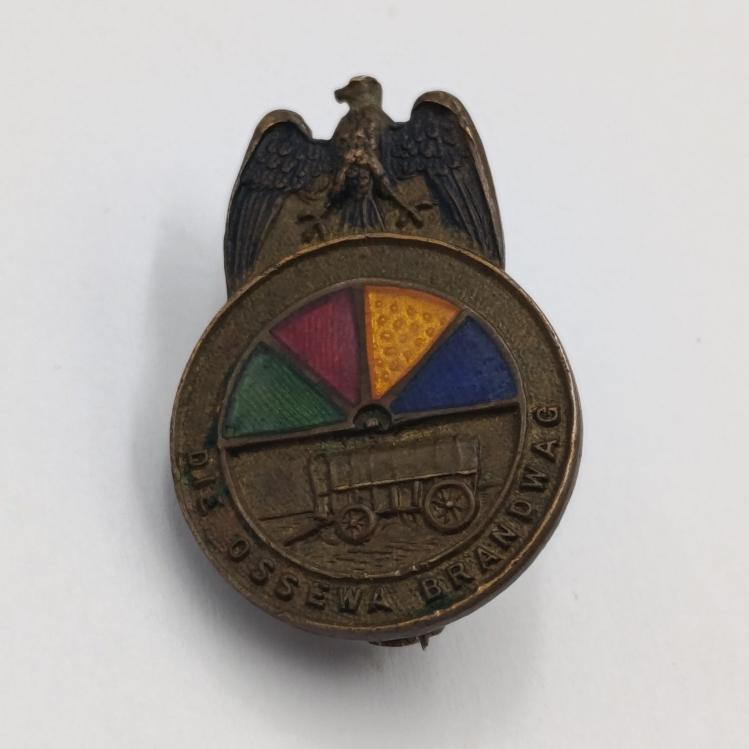 Vintage Ossewa-Brandwag lapel pin badge