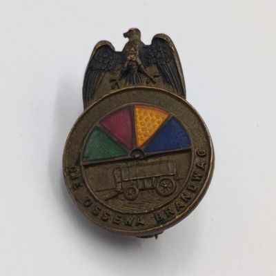 Vintage Ossewa-Brandwag lapel pin badge
