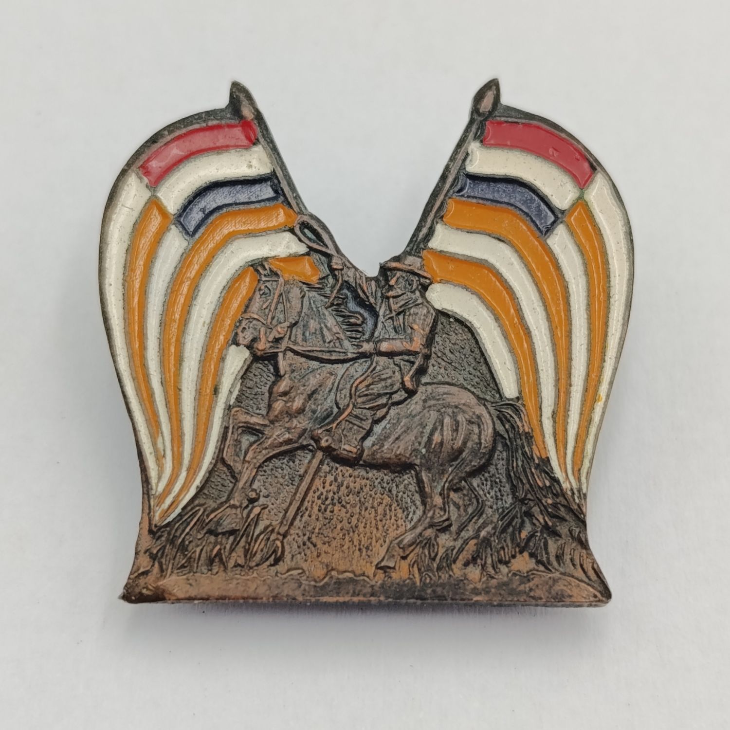 Vintage Orange Free State commemorative button badge
