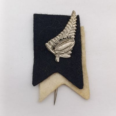 Vintage New Zealand All Blacks rugby stick pin