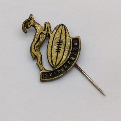 Vintage South African Springboks rugby stick pin