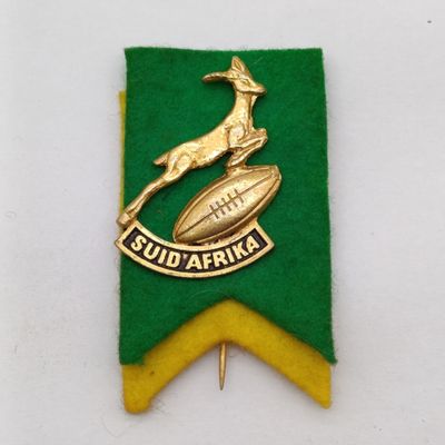 Vintage SA Rugby Springboks stick pin