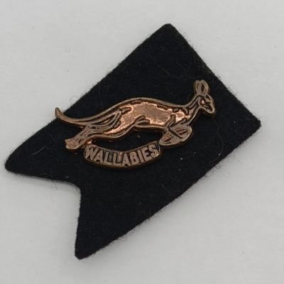 Vintage Australia Wallabies Rugby stick pin