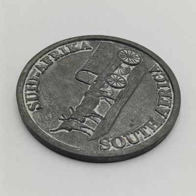 Large Voortrekker monument Pretoria medallion - diameter 74mm
