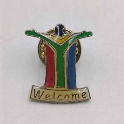 Pair of SA Airways traveller pin badges