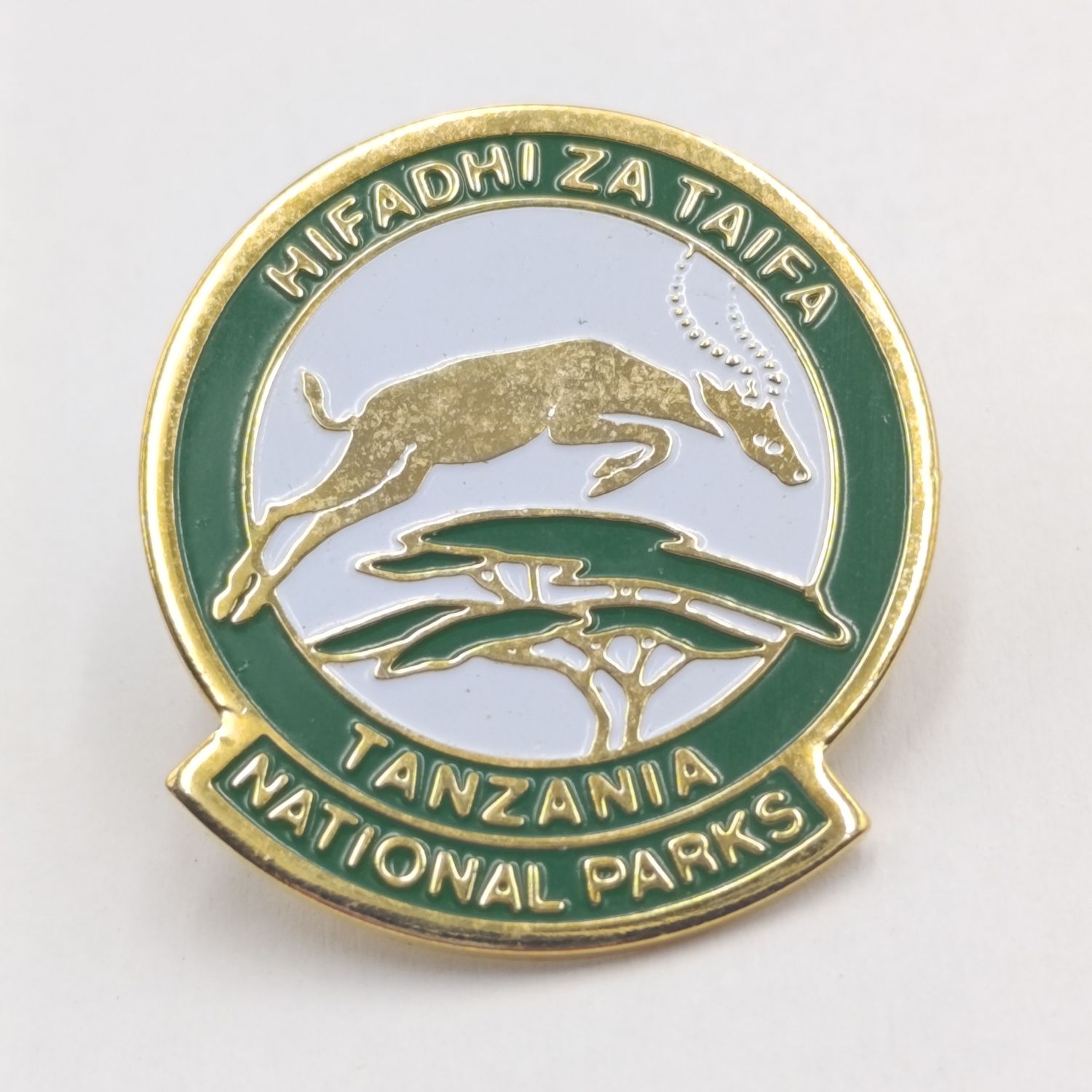 Tanzania National Park lapel pin badge