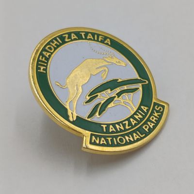 Tanzania National Park lapel pin badge