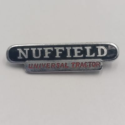 Nuffield universal tractor pin badge