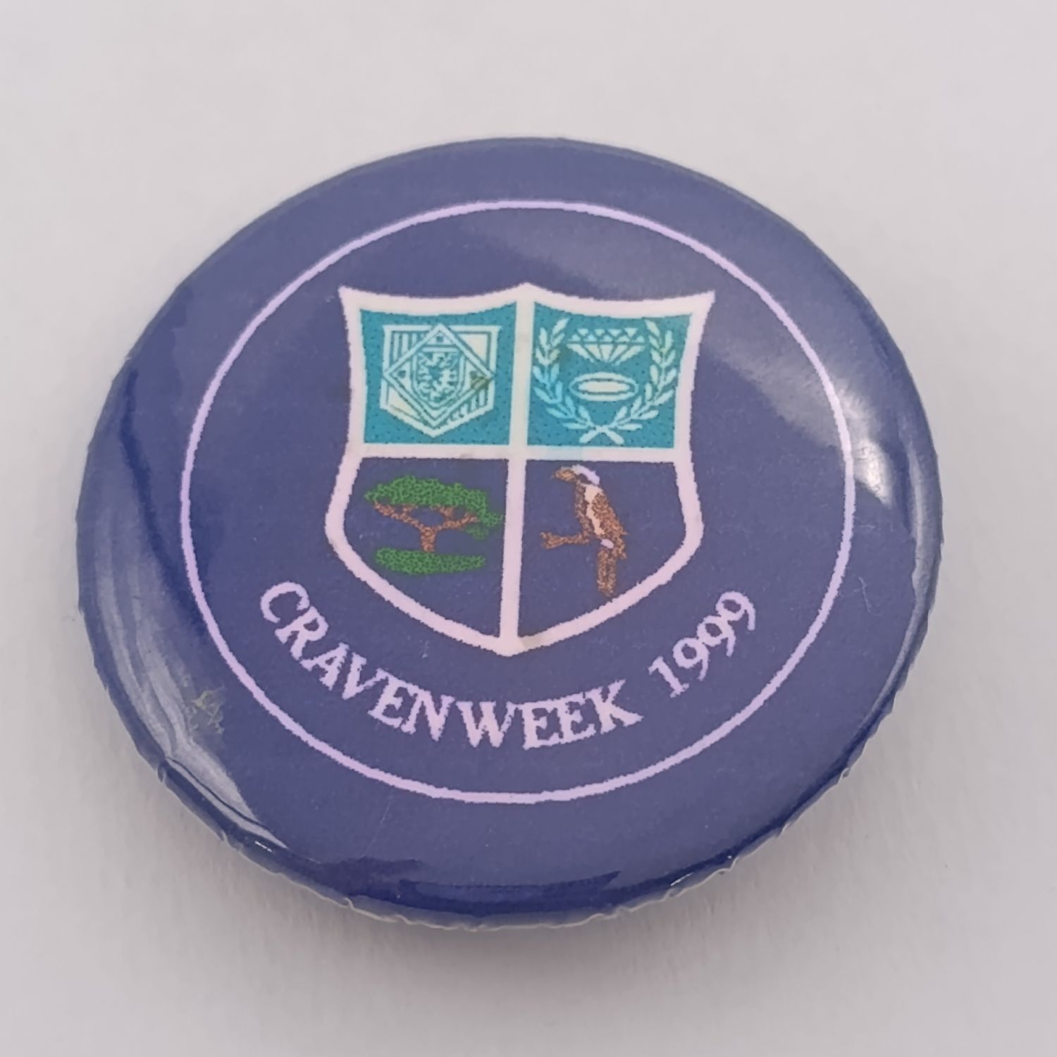 Rugby Cravenweek 1999 pin badge