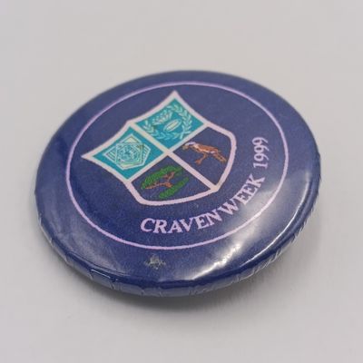 Rugby Cravenweek 1999 pin badge