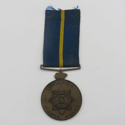 SA Police Faithful service medal issued to W2166641 KP Smits