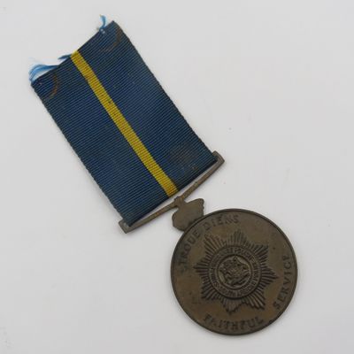 SA Police Faithful service medal issued to W2166641 KP Smits