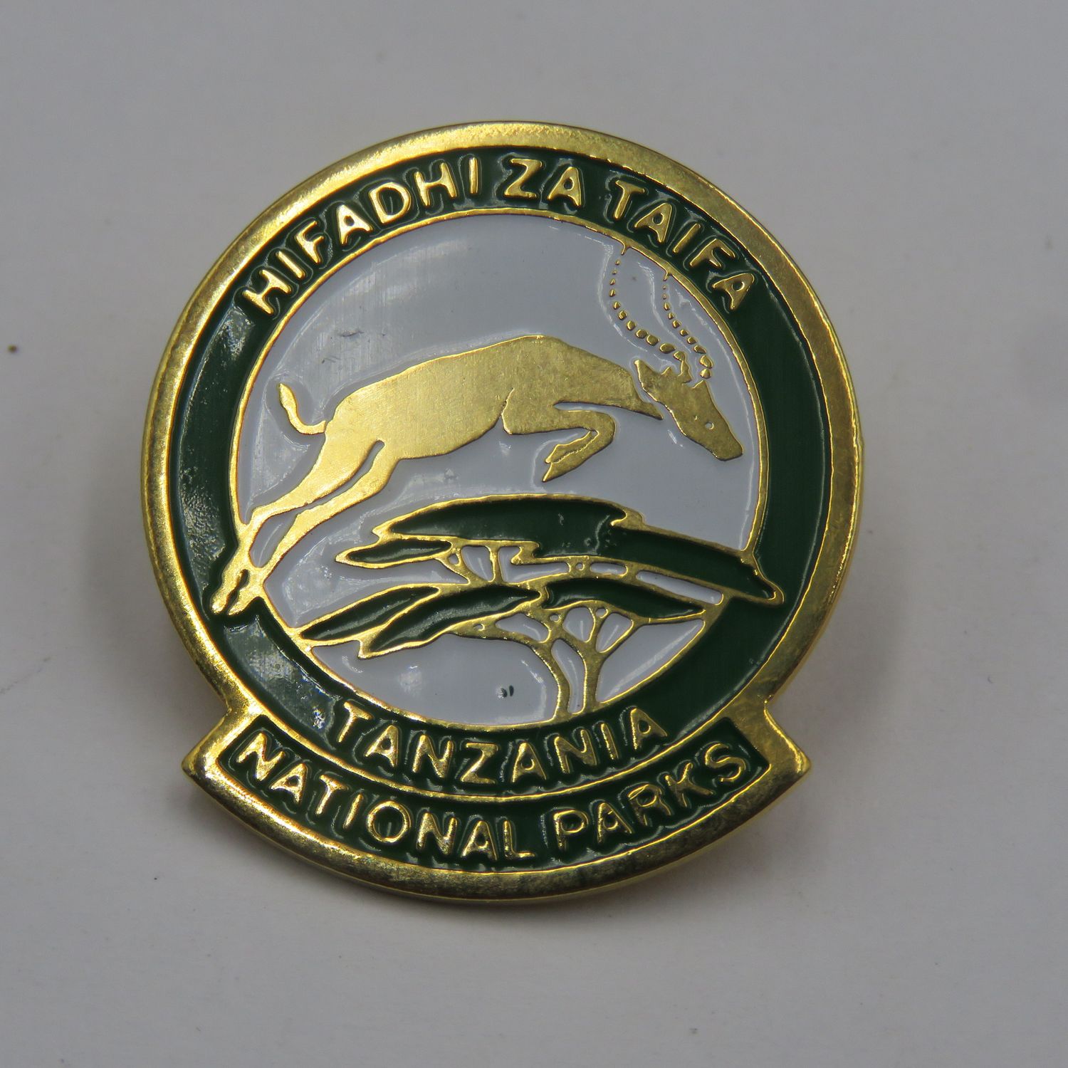 Tanzania National Park lapel pin badge