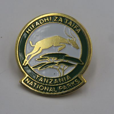 Tanzania National Park lapel pin badge