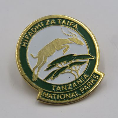 Tanzania National Park lapel pin badge