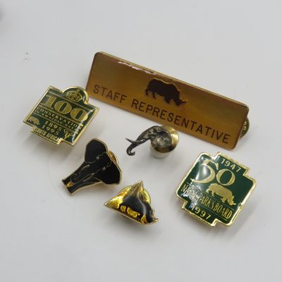 Collection of Natal Parks Board and conservation lapel pin badges