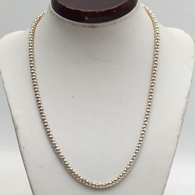 Sterling silver vintage necklace - weighs 11.6 grams - Length 42cm