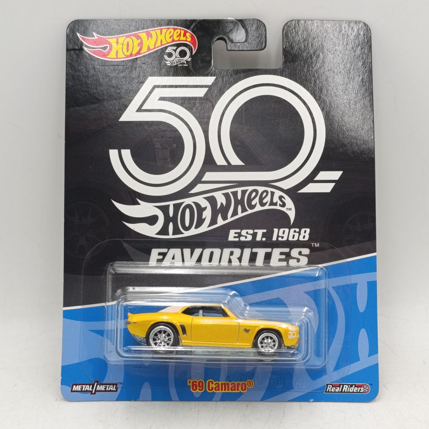 Hot Wheels 50 Favorites 1969 Camaro - Real Riders - Sealed
