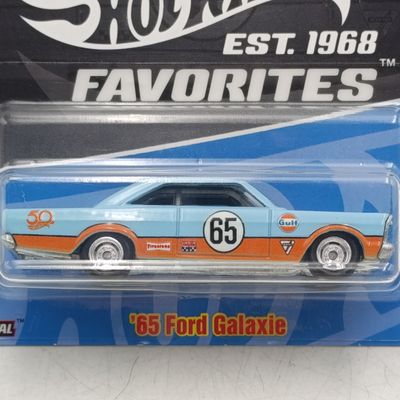 Hot Wheels 50 Real Riders 1965 Ford Galaxie die-cast car - sealed