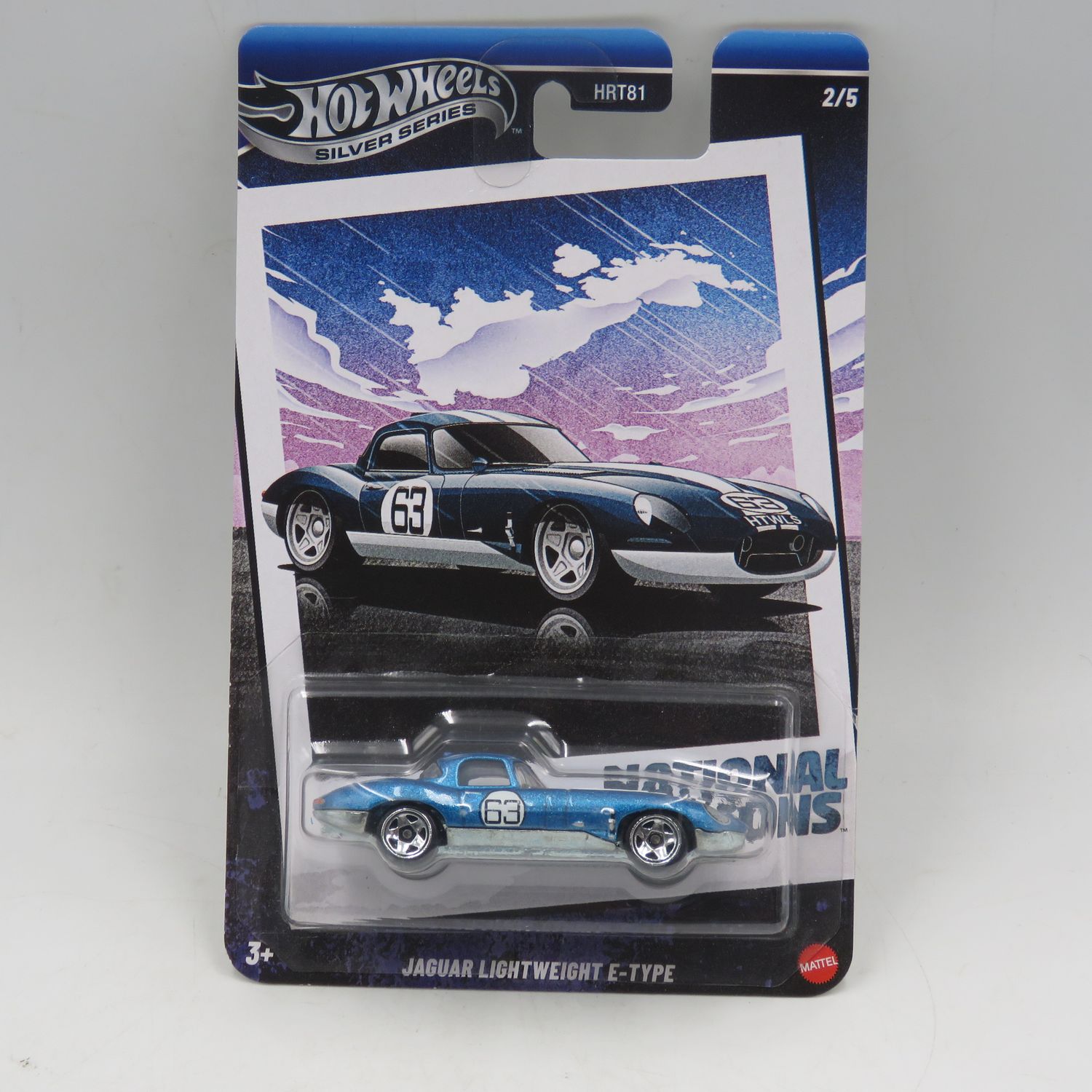 Hot Wheels Silver Series Jaguar Lightweight E-Type die-cast car - sealed