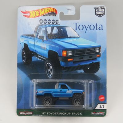 Hot Wheels Premium Real Riders 1987 Toyota Hilux Pickup truck - sealed