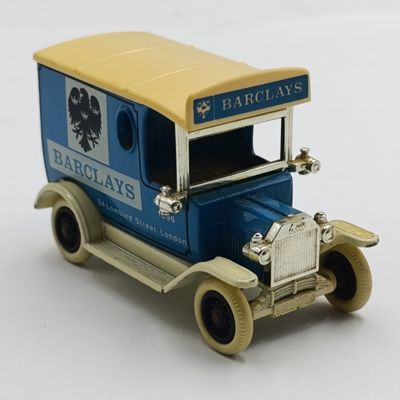 Lledo 1928 Ford Model T Barclays Bank delivery van mode car in box