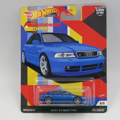 Hot wheels Premium Real Riders Audi S4 Quattro die-cast car - sealed