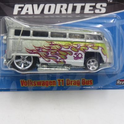 Hot Wheels 50 years Real Riders Volkswagen T1 Drag bus toy car - scale 1/64 - Sealed