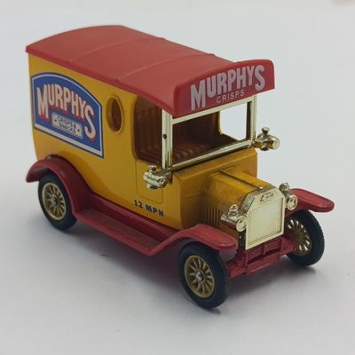 Lledo 1928 Ford Model T Murphys Crisps and Snacks delivery van model car in box