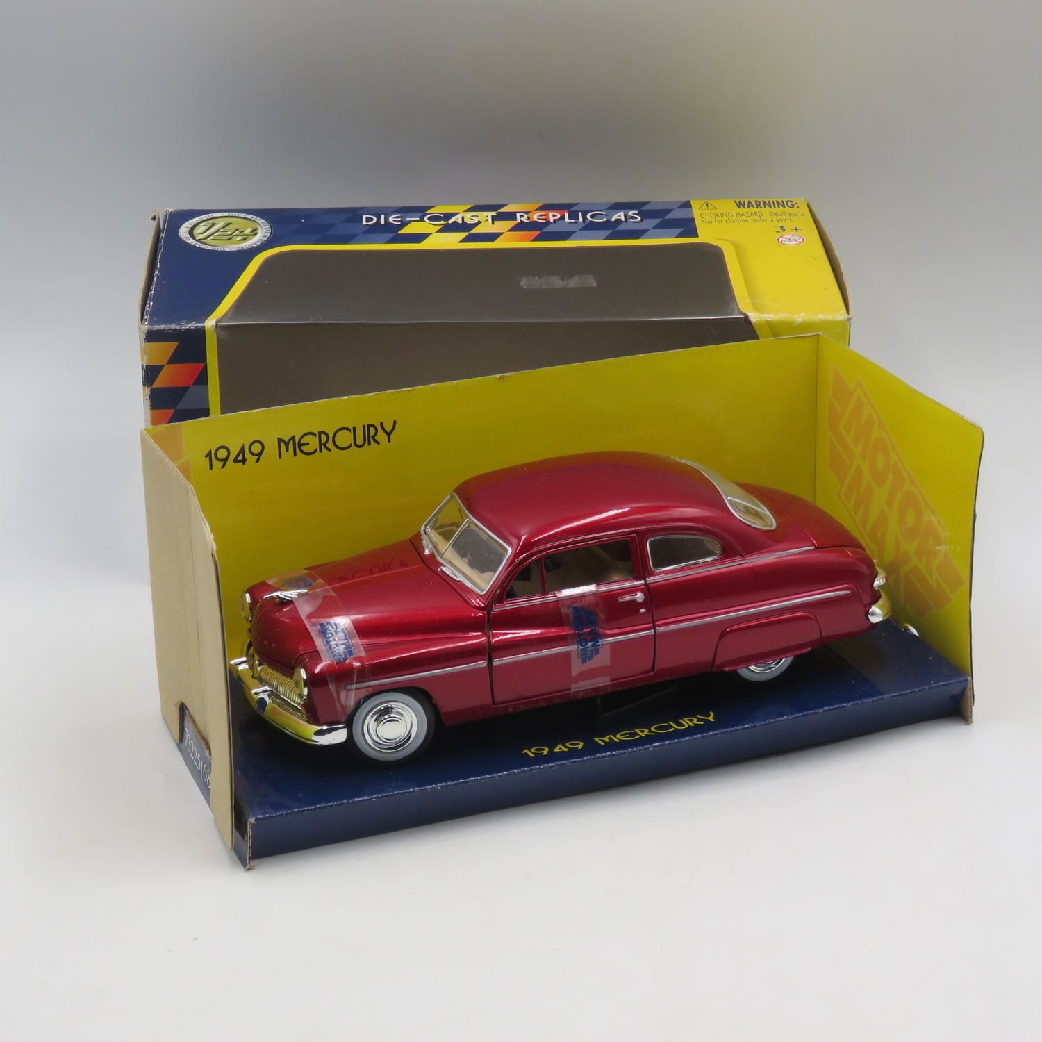 MotorMax 1949 Mercury die-cast model car in box - scale 1/24