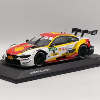 MiniChamps 2018 BMW M4 DTM #15 BMW Team RMG race car model - scale 1/18