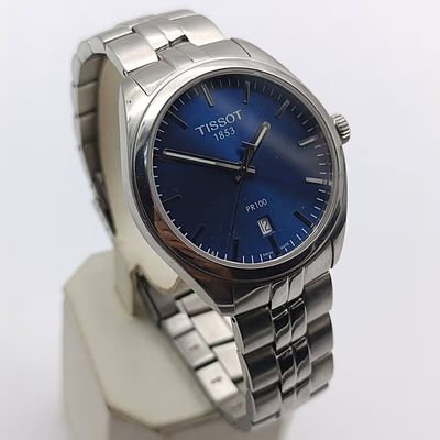 Tissot PR100 Blue T101410A Mens quartz watch - working